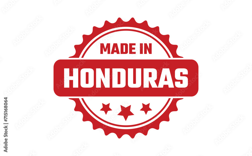 Made In Honduras Rubber Stamp
