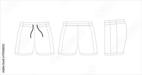 apparel shirt and jersey pants mockup 2 dimension 