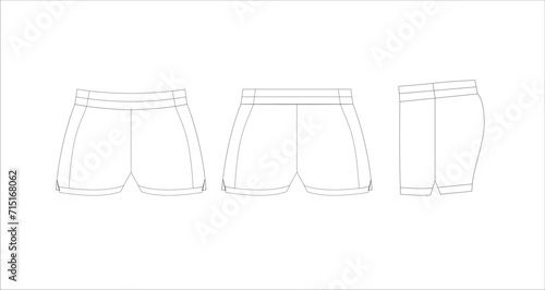 apparel shirt and jersey pants mockup 2 dimension 