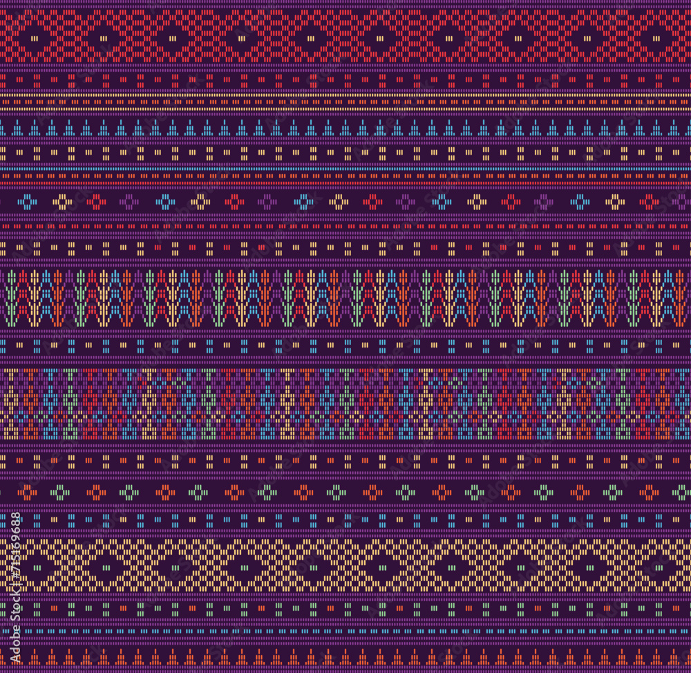 Ulos batak toba traditional batik motif seamless pattern Ulos batak toba traditional batik motif seamless pattern