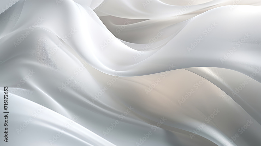 Fototapeta premium Abstract colorful smooth lines on background futuristic wavy illustration