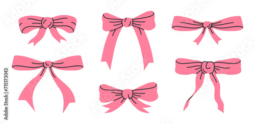 Photographie Pink silk bows