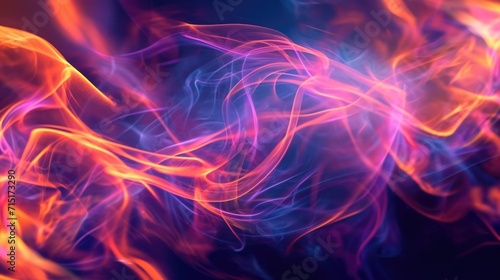 Vibrant flames dance and flicker in perfect harmony their seemingly random movements transforming into a symphony of abstract patterns that light up the night sky
