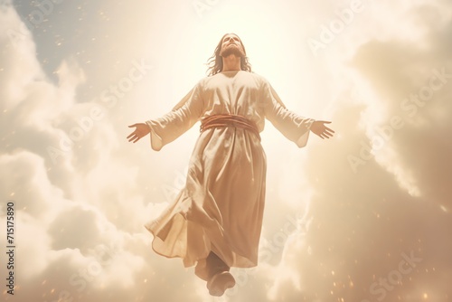 Ascension day of jesus christ or resurrection day of son of god. Good friday. Ascension day concept
