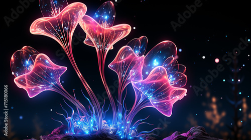 Free_vector_flowers_with_a_shiny_effect