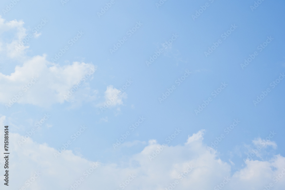 beautiful blue sky and white fluffy cloud with sunrise in the morning, natural background beautiful blue sky and white fluffy cloud with sunrise in the morning, natural background
