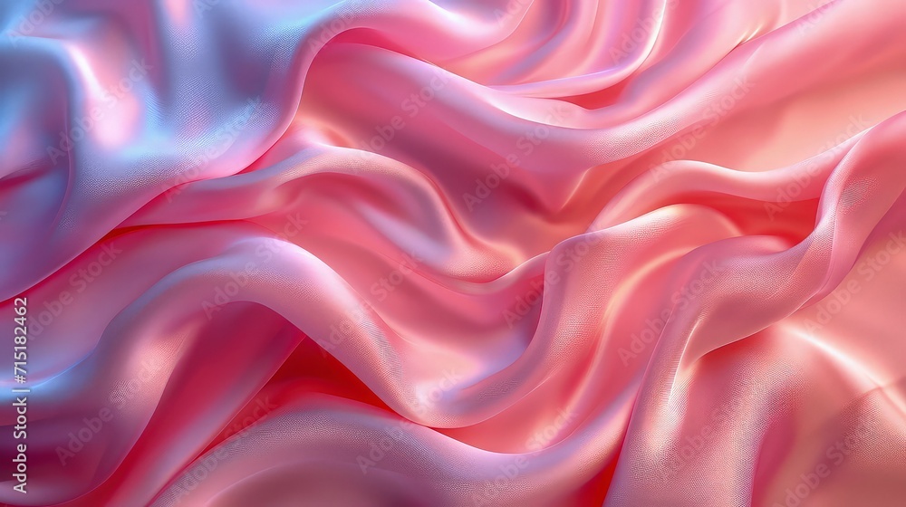 Pink silk fabric background. The luxurious fabric textured is very realistic and detailed. Pink silk fabric background. The luxurious fabric textured is very realistic and detailed.