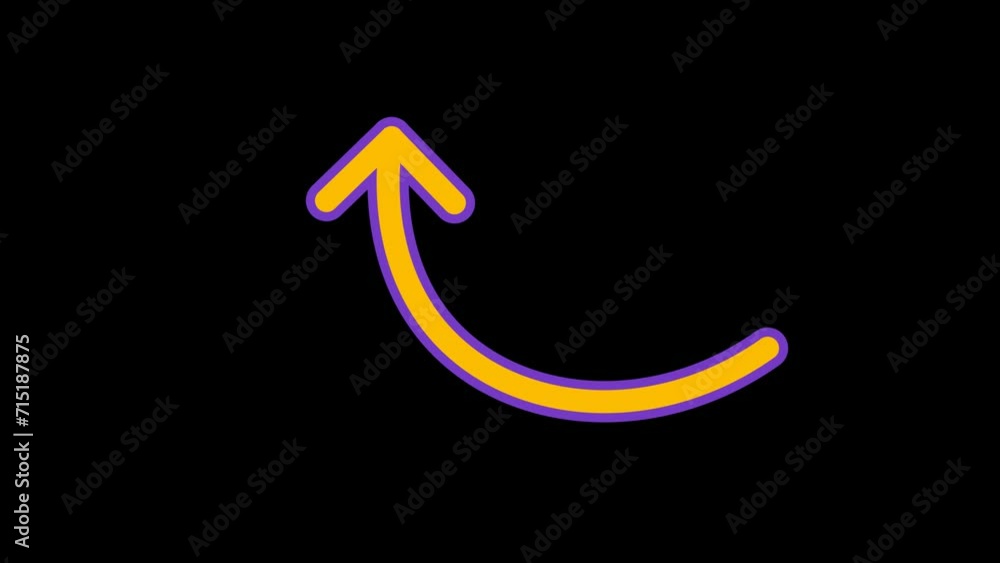 Up Arrow Animation with transparent background Up Arrow Animation with transparent background
