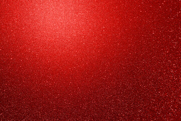 Red glitter paper texture background with space. glitter star effect just like space. night sky universe rusty texture rough grain.