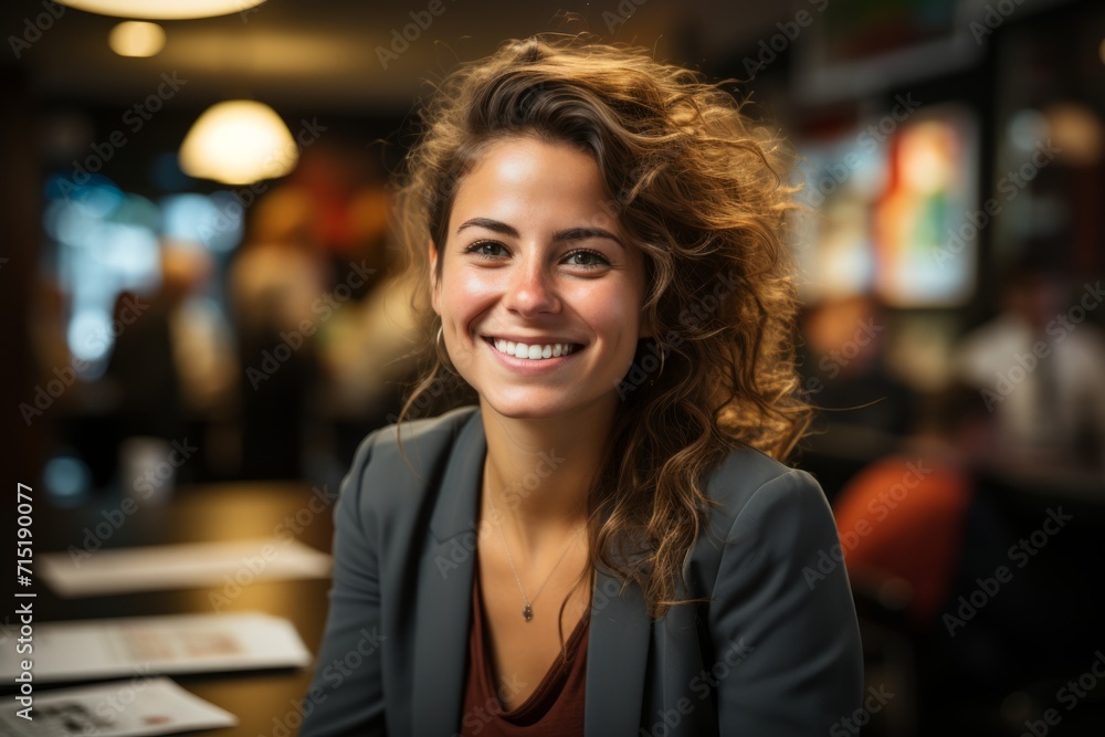 Female marketing expert in a brainstorming session, collaborating with team members to fine-tune a business strategy, Generative AI Female marketing expert in a brainstorming session, collaborating with team members to fine-tune a business strategy, Generative AI