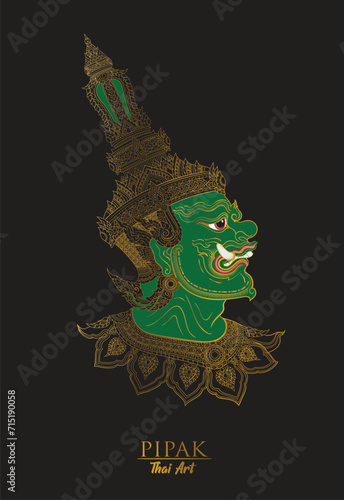 illustration of a dragon and thai giant
