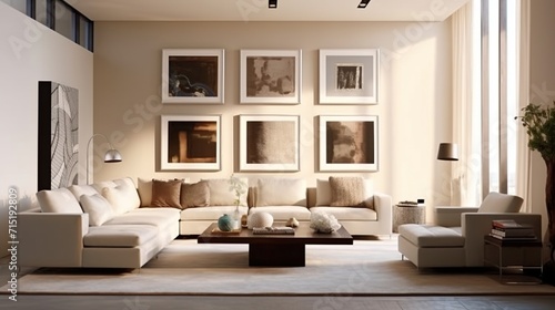 Interior design of modern elegant living room  © Faisal