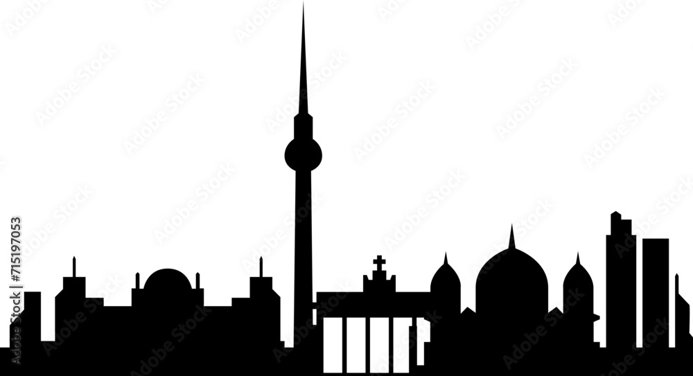 Fototapeta premium Skyline City Background