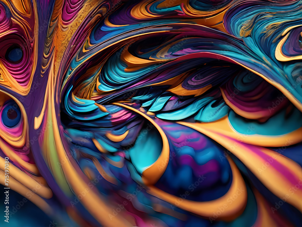 Craft visually mesmerizing abstract patterns for wallpapers, exploring ...