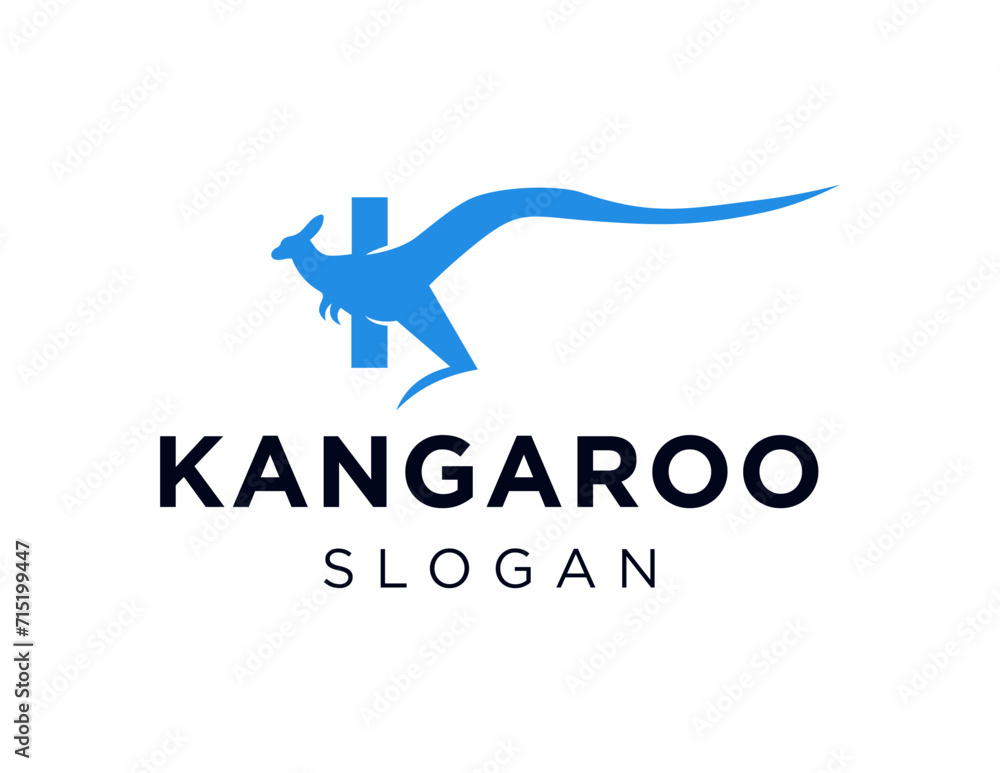 The logo design is about Kangaroo and was created using the Corel Draw 2018 application with a white background. The logo design is about Kangaroo and was created using the Corel Draw 2018 application with a white background.