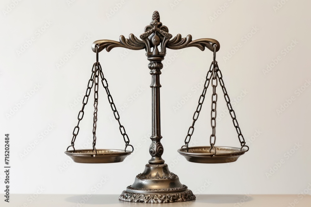 A justice scale, symbolizing the pursuit of justice A justice scale, symbolizing the pursuit of justice