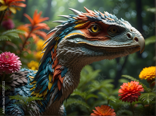  Velociraptor Dinosaur  Jurassic AI