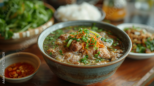 vietnamese style noodle soup