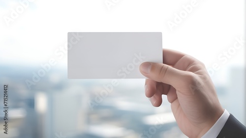 A person standing and holding a blank banner for customization , person, standing, blank banner, customization