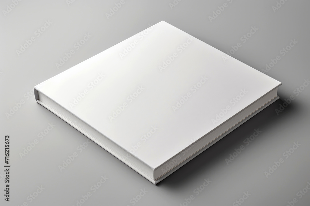 blank white book cover for mockup. isolated background . Generative AI blank white book cover for mockup. isolated background . Generative AI