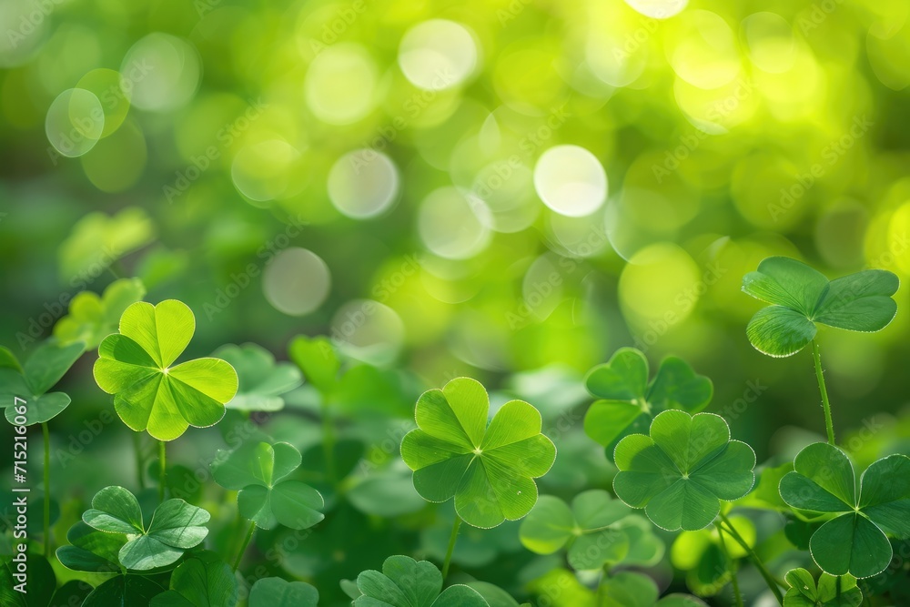 Happy St Patrick's Day Background Holiday Illustration. Green Saint Patrick .Generative AI Happy St Patrick's Day Background Holiday Illustration. Green Saint Patrick .Generative AI