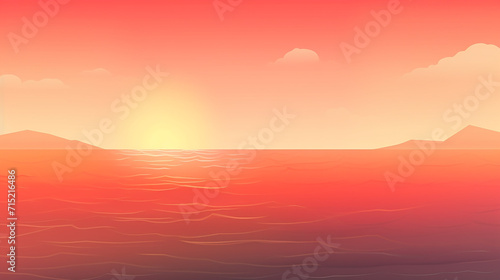 sunset in the mountains background wallpaper