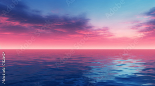sunset over the sea background wallpaper © Ishara sandeepa