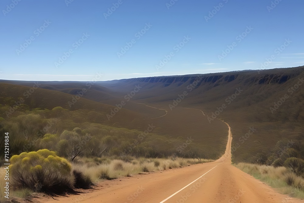 photo land and blue skygreat as a backgroundweb banner generative ai
