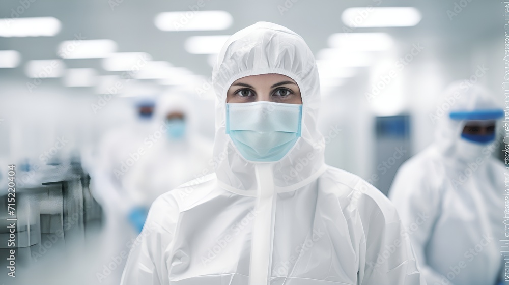 A scientist in a cleanroom looking at test tubes , scientist, cleanroom, test tubes A scientist in a cleanroom looking at test tubes , scientist, cleanroom, test tubes