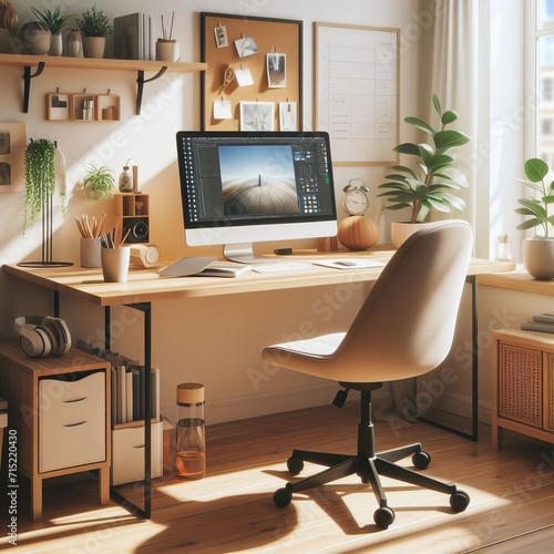 Wallpaper Mural Work at home workplace Torontodigital.ca