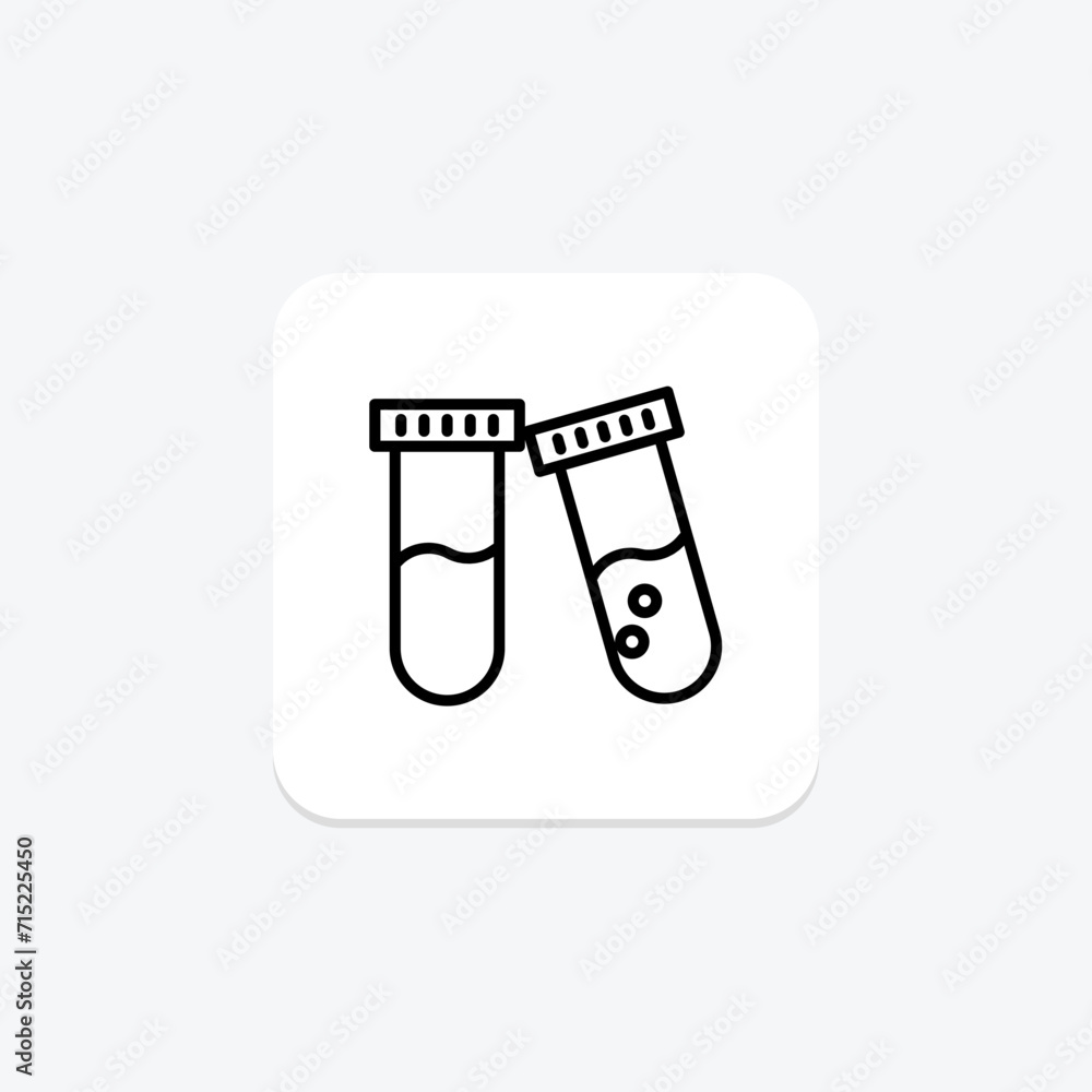 Test Tube black outline icon , vector, pixel perfect, illustrator file Test Tube black outline icon , vector, pixel perfect, illustrator file