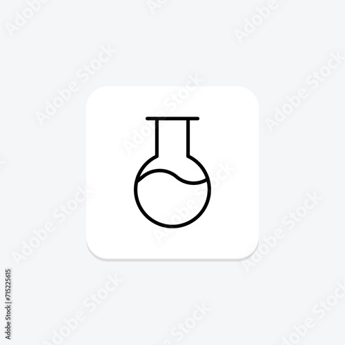 Hypothesis black outline icon , vector, pixel perfect, illustrator file