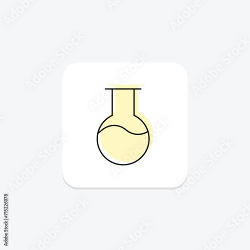 Hypothesis color shadow line icon , vector, pixel perfect, illustrator file