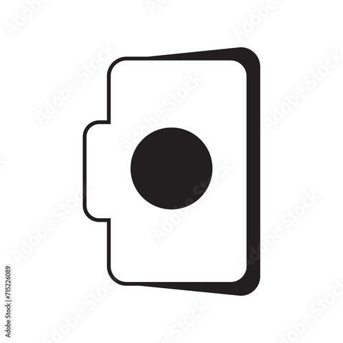 isolated simple camera icon logo vector