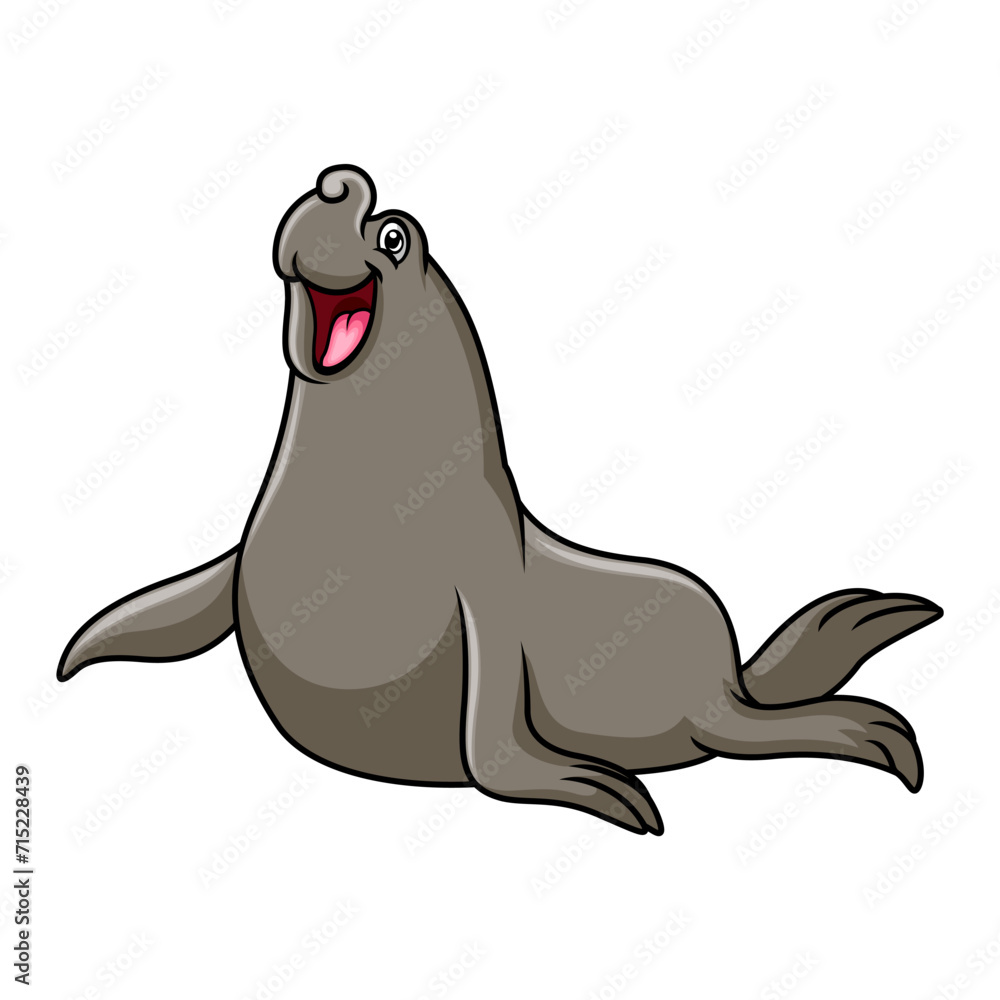 Funny Elephant seals are relaxing Funny Elephant seals are relaxing