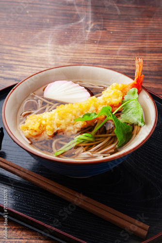 エビの天ぷら蕎麦