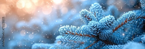 Close Beautiful Aqua Blue Christmas Tree, Background HD, Illustrations