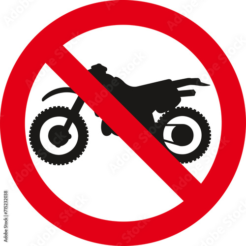 prohibiting thoroughfare of motorbikes, no riding motorcycle, Prohibiting sign,Traffic Sign , Vector, symbol, transport icon