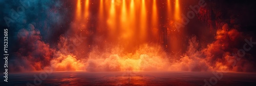 Concert Show Laser Illumination Smoke St, Background HD, Illustrations