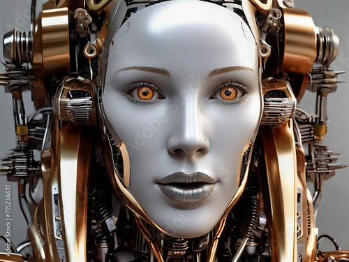 Futuristic-female-AI-humanoid-robot