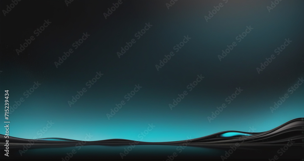 Cerulean Symphony: Abstract Blue Wave Background

