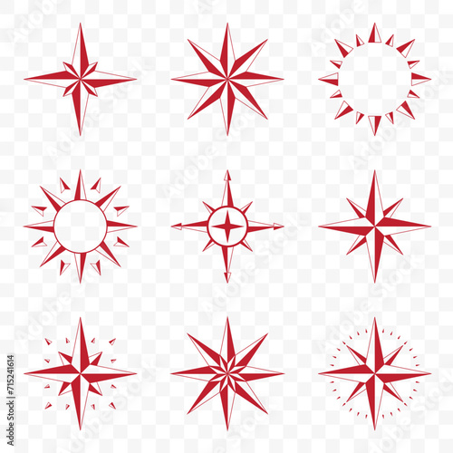 Compass transparent set