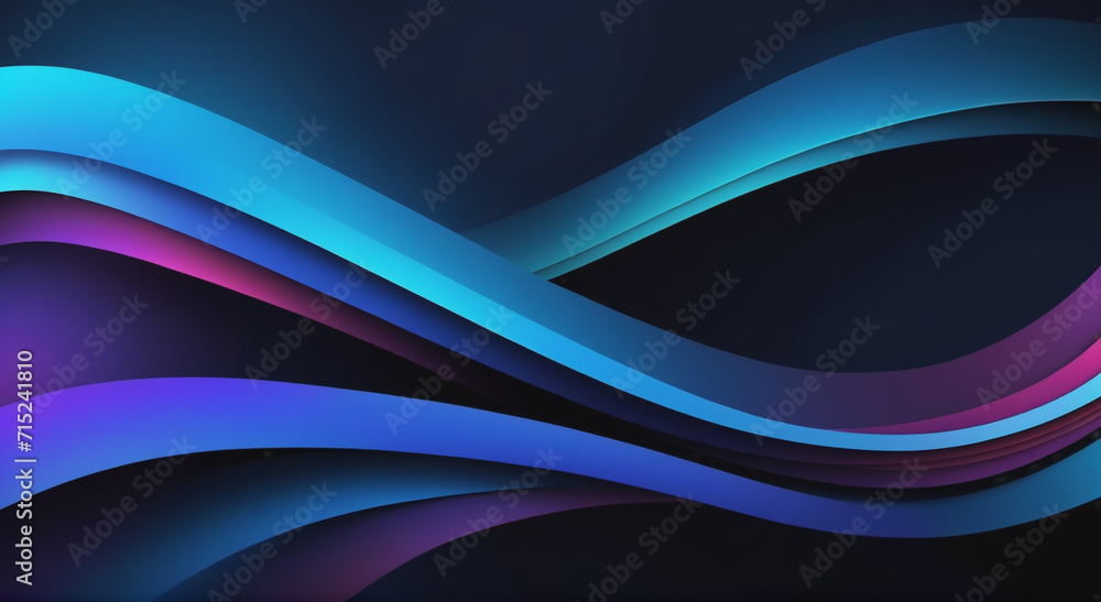 Fototapeta premium Nautical Dreamscape - Abstract Navy Blue Symphony 