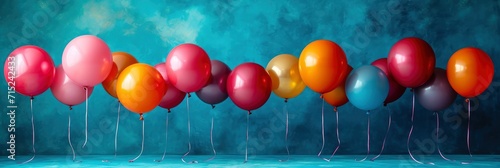 Inflated Colorful Balloons Background Holiday  Background HD  Illustrations