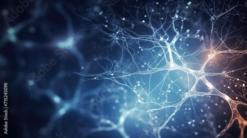 brain neural connections mycelium photo