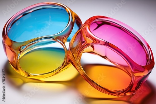 Dyed Rim Glasses  Decorate the rims of glasses with colorful edible dye  adding a playful twist.