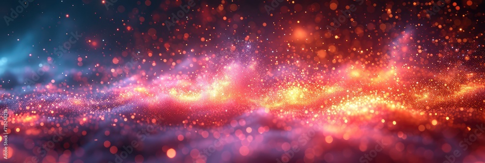Pink Orange Fireworks Sky Sparks Light, Background HD, Illustrations