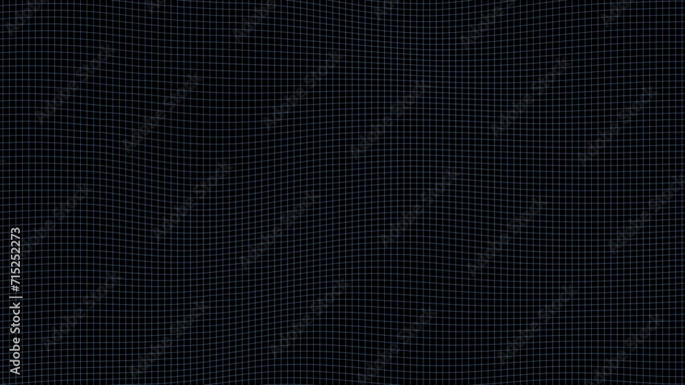 Wavy grid of lines loop slow motion background. Wavy grid of lines loop slow motion background.