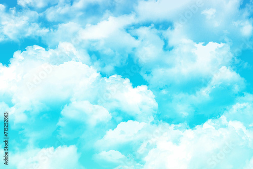 blue sky with clouds