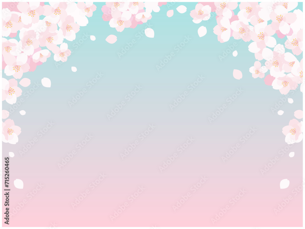 桜の花のイラスト